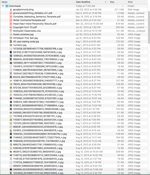 Deleting downloads Health vs Love